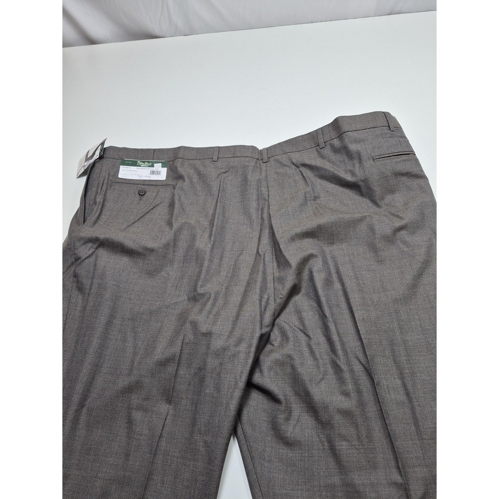 Palm Beach Dress Pants Mens 56x36 Gray Wool Pleated Unhemmed Big & Tall NWT - Picture 7 of 12